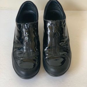 Cole Haan Patent Zip Wedge Sneaker